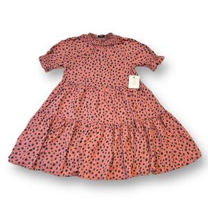 Free Assembly Girls Smocked Neck Dress Size Large